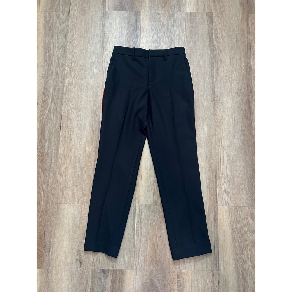Zadig & Voltaire‎ Pomelo Band Black Trousers Red Logo Side Stripe Pants  38 - Picture 4 of 10